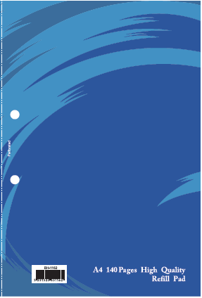 [5391505551162] Refill Pad A4 140Pg (Side Bound) BH-1162
