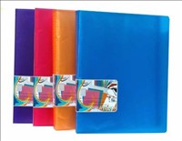[5391515236882] Display Book A4 20 Pocket Blaze Assorted QF2-6882 Supreme