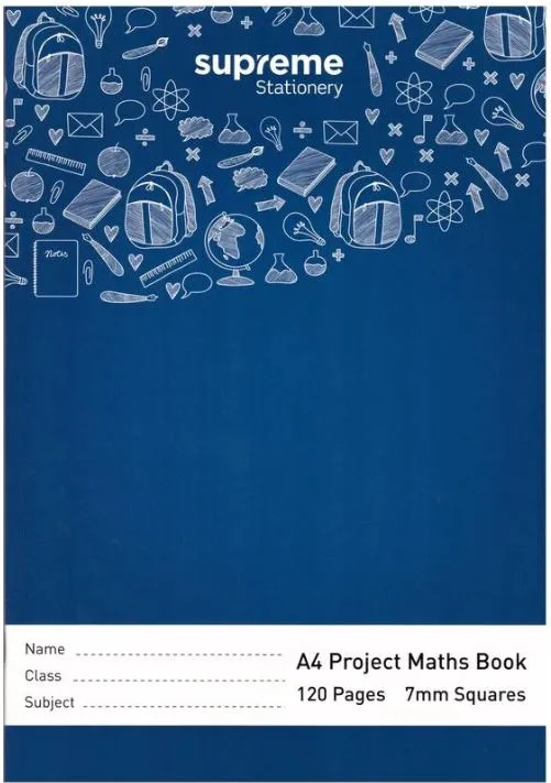 [5391525674025] Copy Sum A4 7mm ( Project Maths ) 120Pg Sc-4025 Supreme