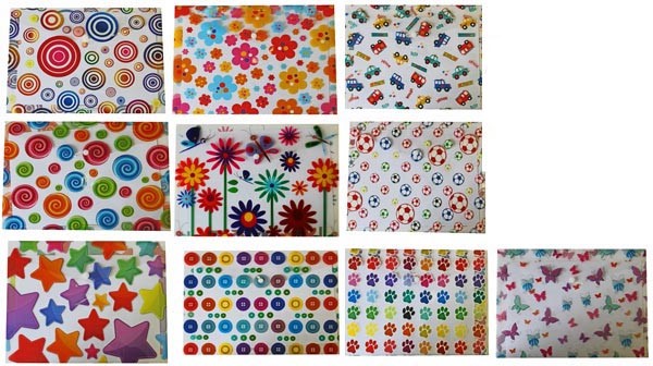 [N/A] (replaced) Button Wallet A4 Asst Designs BW-9855 Supreme