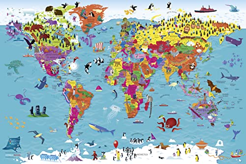 [9780008319793] COLLINS CHILDREN'S WORLD MAP