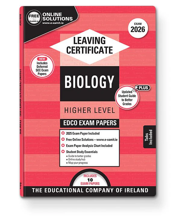 [9780861670154] (Available Late July) 2027 Edco BIOLOGY LC HL EXAM PAPERS