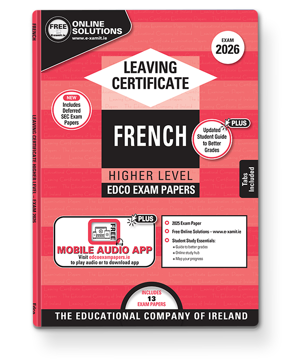 [9780861675333] (Available Late July) 2027 Edco FRENCH LC HL EXAM PAPERS