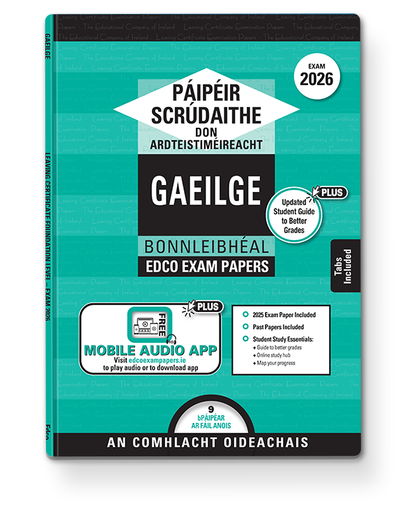 [9780861675340] 2026 Edco IRISH LC FL EXAM PAPERS