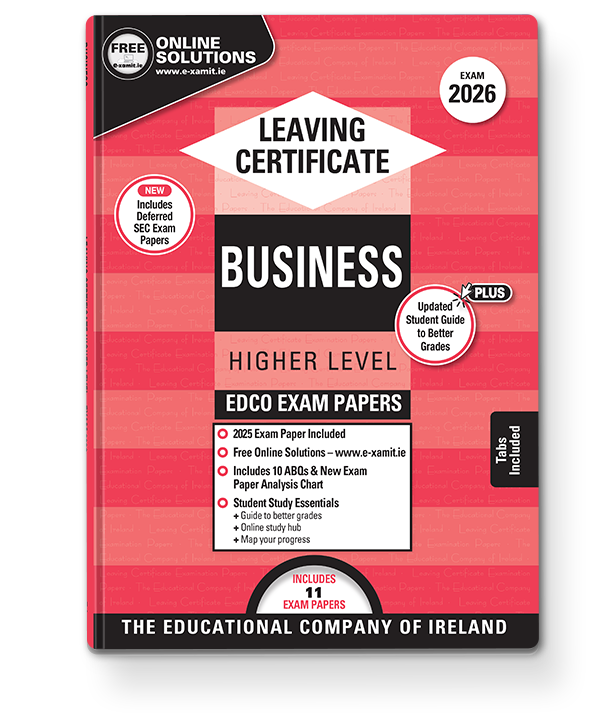 [9780861676026] (Available Late July) 2027 Edco BUSINESS LC HL EXAM PAPERS