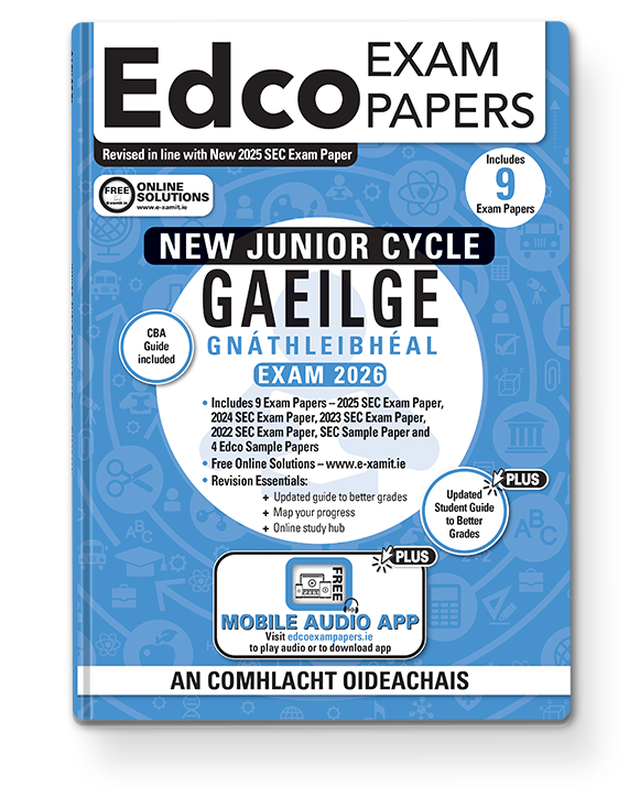 [9780861676408] (Available Late July) 2027 Edco Irish JC OL Exam Papers