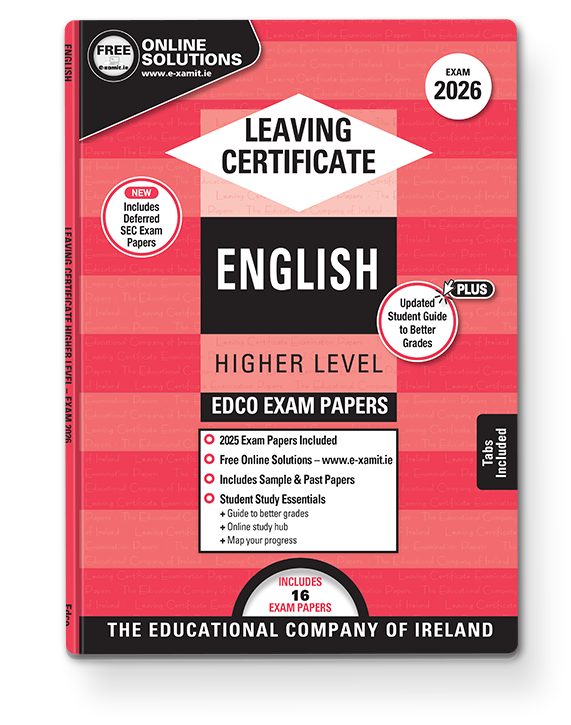 [9780861676682] (Available Late July) 2027 Edco ENGLISH LC HL EXAM PAPERS
