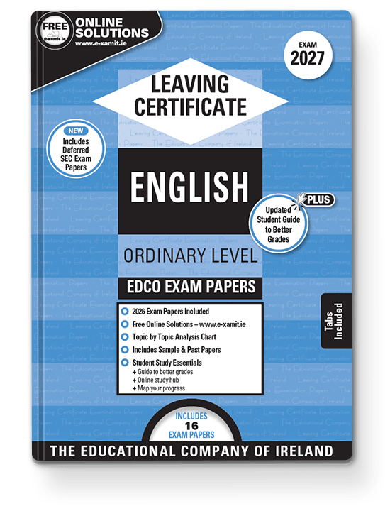 [9780861676699] 2027 Edco ENGLISH LC OL EXAM PAPERS