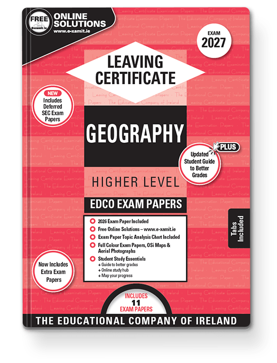 [9780861676743] 2027 Edco GEOGRAPHY LC HL EXAM PAPERS