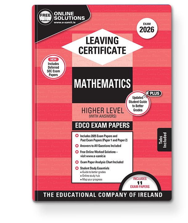 [9780861676781] (Available Late July) 2027 Edco Maths LC HL Exam Papers