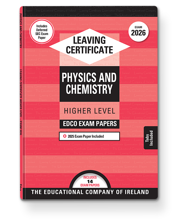 [9780861676811] (Available Late July) 2027 Edco Physics and Chemistry LC HL Exam Papers