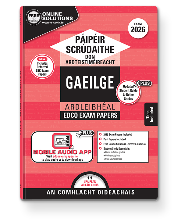 [9780861678518] (Available Late July) 2027 Edco IRISH LC HL EXAM PAPERS