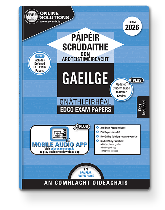 [9780861678525] (Available Late July) 2027 Edco IRISH LC OL EXAM PAPERS