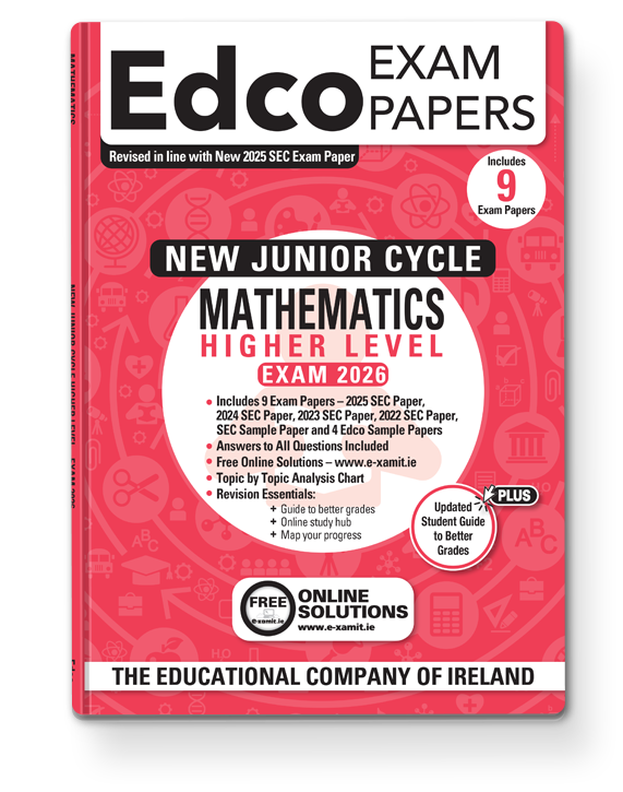 [9780861679645] (Available Late July) 2027 Edco Maths JC HL Exam Papers