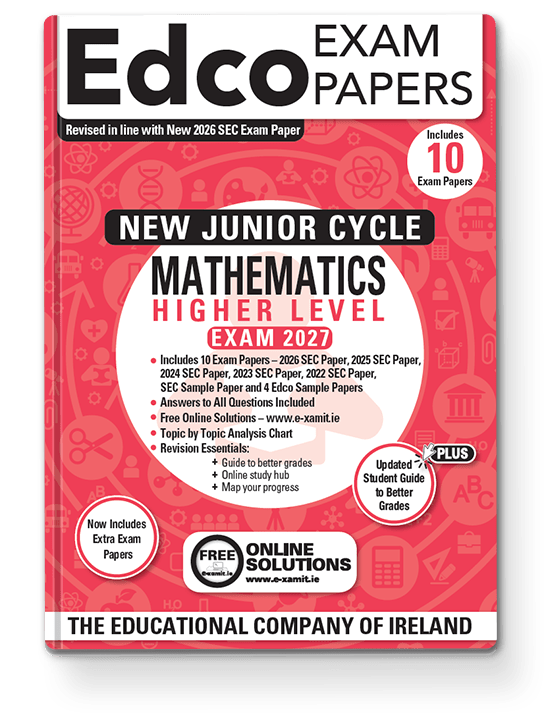 [9780861679645] 2027 Edco Maths JC HL Exam Papers