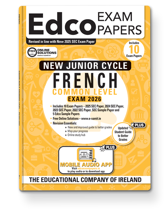[9781845369163] (Available Late July) 2027 Edco French JC Common Level Exam Papers