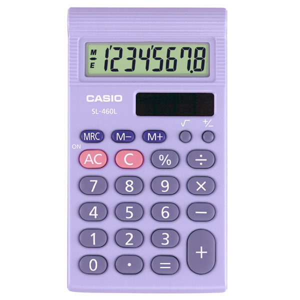 [4549526612404] Calculator Casio SL460L (Primary Calculator)