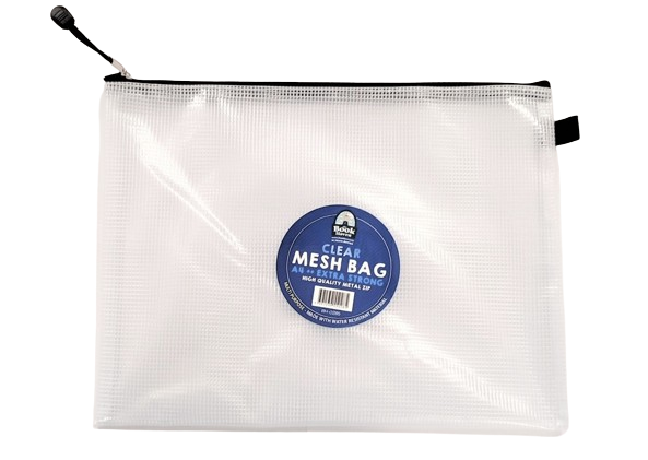 [5391539550285] Clear Mesh Bag A4++ Book Haven BH-0285