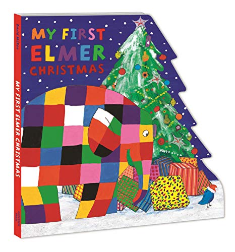[9781839130540] My First Elmer Christmas: Shaped Bo