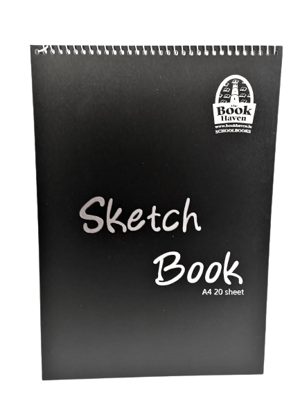 [5391539554221] [O/S] Sketch Book A4 20 Sheet Plastic Cover BH-4221