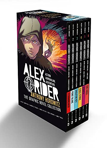 [9781406398830] Alex Rider The Graphic Novel Collection 6 Books  By Anthony Horowitz - Ages 9-14 - Paperback (Box Set Collection)