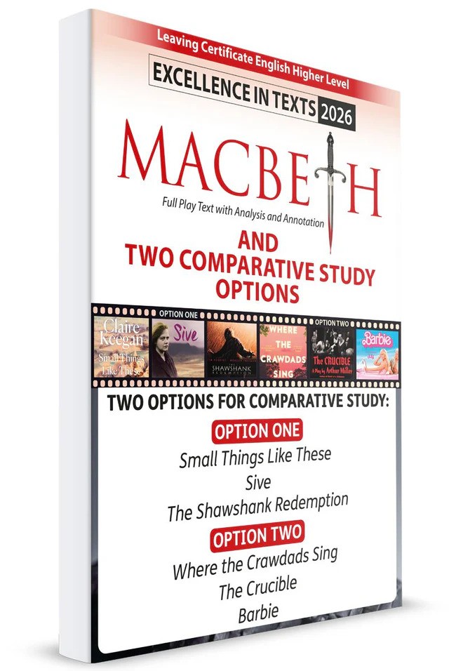 [9781915595966] [N/A][O/S] Excellence in Texts (HL) 2026 Play + 2 Comparative Study Options Textbook (Macbeth)