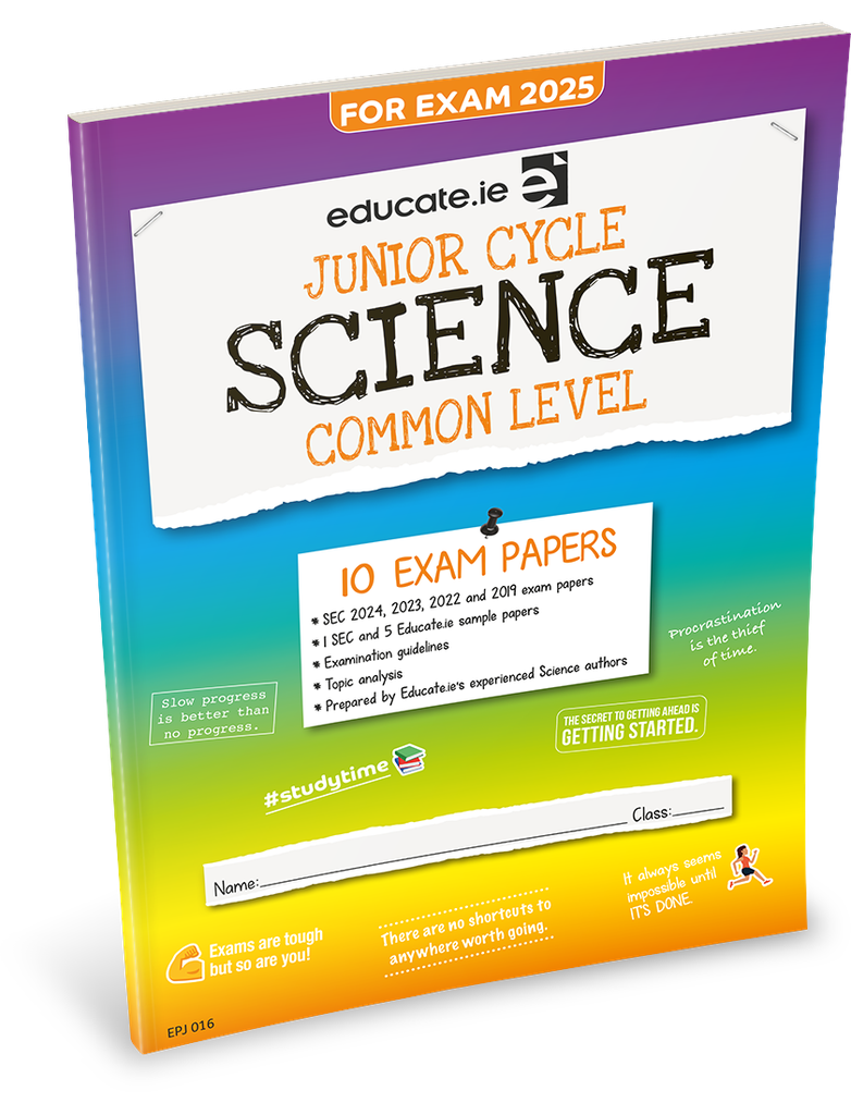 [9781916832268] [OLD EDITION] Educate.ie JC Science Common Level Exam Papers 2025