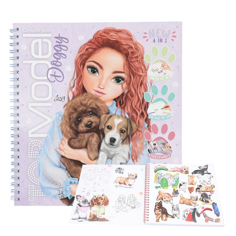 [4010070689568] Create Your TOPModel Doggy Colouring Book