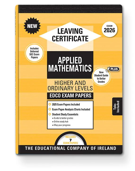(Available Late July) 2027 Edco Applied Maths LC HL+OL Exam Papers