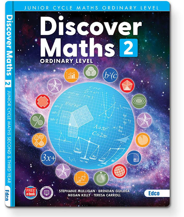 [9781802302042] Discover Maths 2 - Ordinary Level (2nd & 3rd Year) 2025 Edition