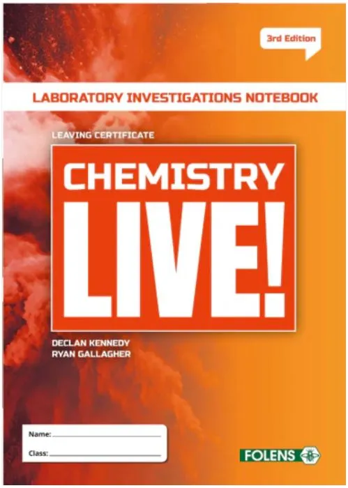 [Awaiting Reprint] Chemistry Live , 3rd Edition, Student Lab Notebook 3rd Edition