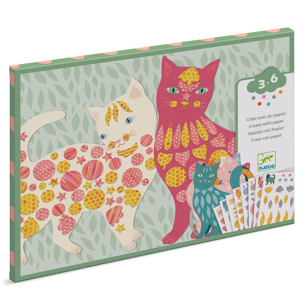 [3070900000797] Elodieâ€™s cute cats - Djeco