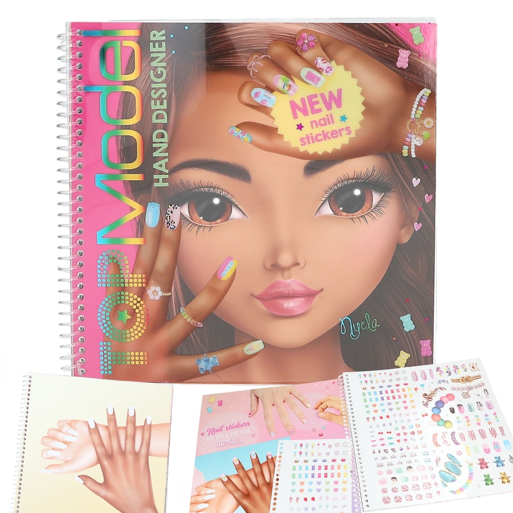 [4010070723309] TOPModel Create Your Hand Design Colouring Book