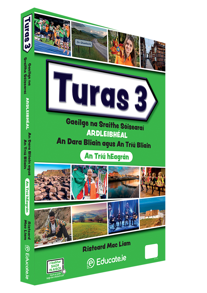 [9781917280969] Turas 3 – (Set) Junior Cycle Irish 3rd Edition (Ardleibhéal)