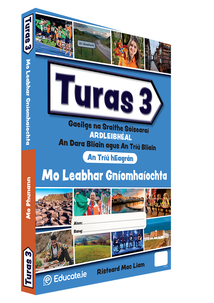Turas 3 – Irish Portfolio/Activity Book 3rd Edition (Combined)  (Ardleibhéal)*