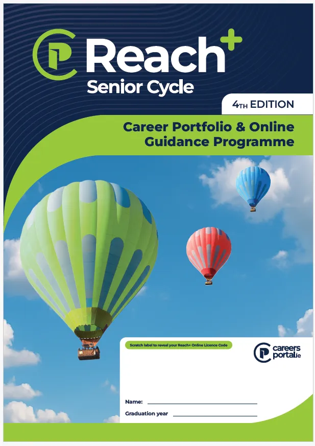 [O/S] (Available April 2027) REACH+ Senior Cycle Programme Large Workbook and Online Portfolio (4th Edition)