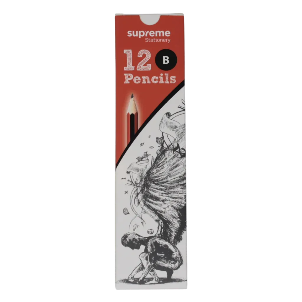 [PACK-5391543966973] [][* 12pk] B Pencil Supreme