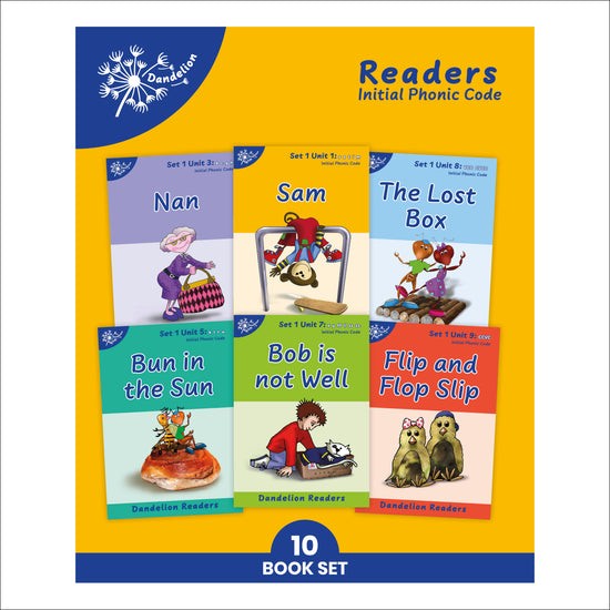 Dandelion Readers, Set 1 Units 1-10 (10 Titles)