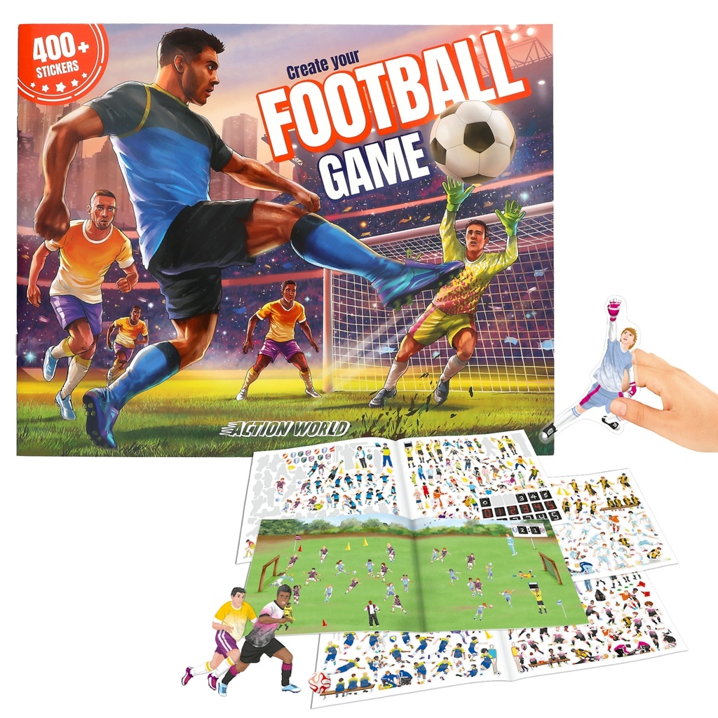 Create Your Football Game Stickerbook