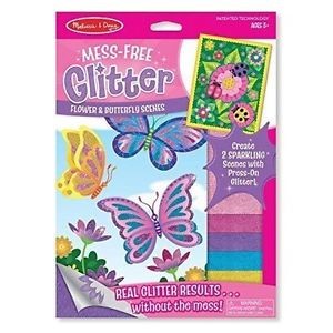 [0000772195119] Mess Free Glitter (Flower and Butterfly Scenes) Melissa and Doug