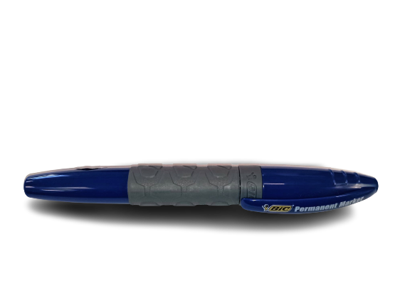 [0070330318373] BIC PERMANENT MARKER GRIP BLUE SMALL