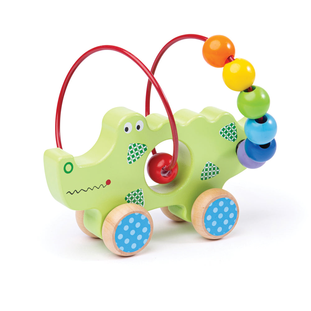 [0691621490709] Crocodile Push Along