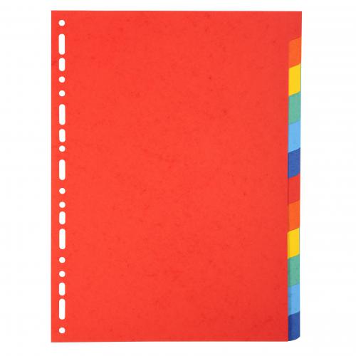 [3130630020127] DIVIDERS SUBJECT A4 12 PART EXACLAIR
