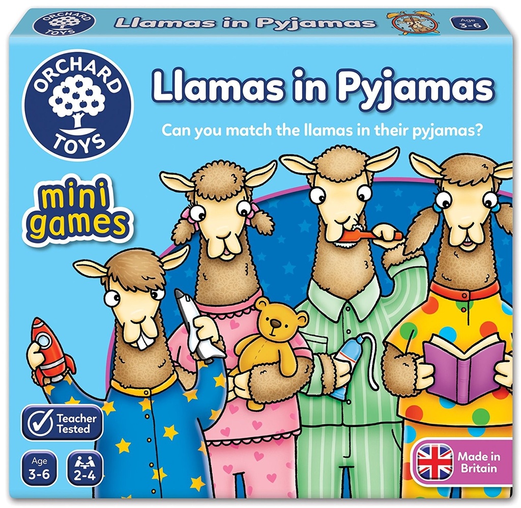 [5011863102515] LLamas In Pyjamas Orchard Toys